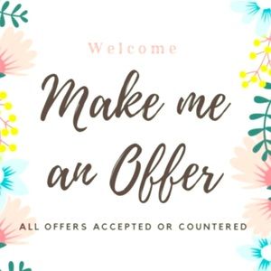 Make me an offer! Accepting reasonable offers👍🏼